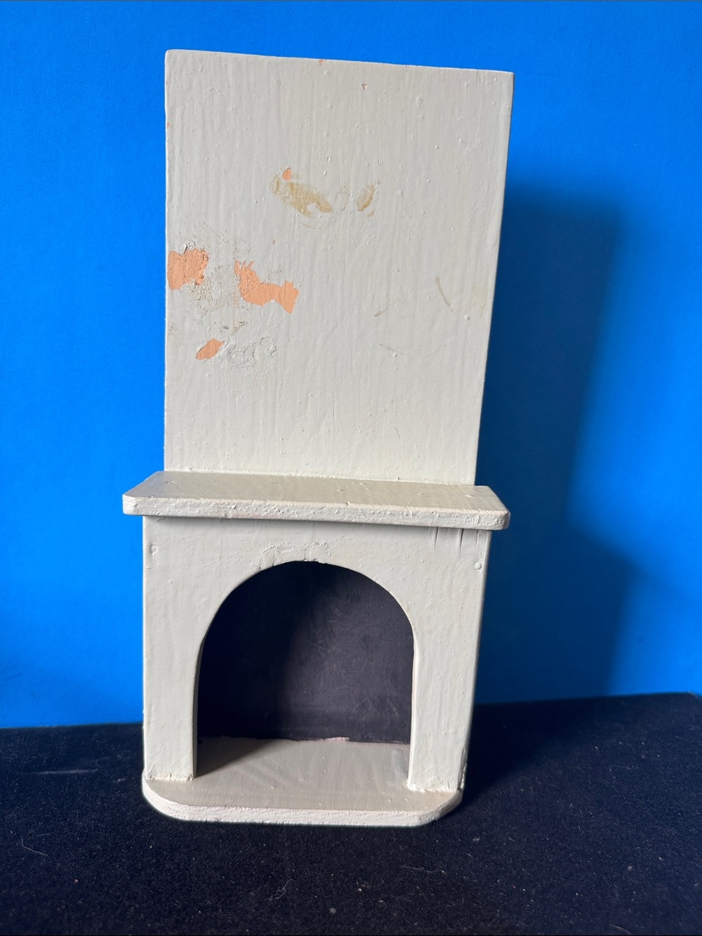 Distress Wooden dollhouse Fireplace mantle